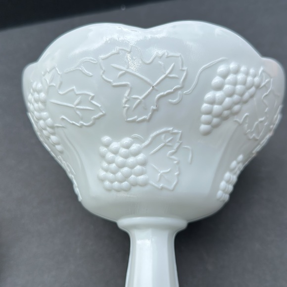 Vintage Colony Harvest Milk Glass Lidded Compote - Picture 5 of 8